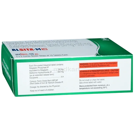 alsita m 50mg tablet 10's